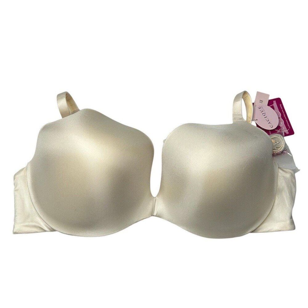New Cacique Plunge Bra 46C Ivory